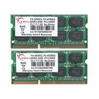 Модуль пам'яті для ноутбука SoDIMM DDR3 4GB (2x2GB) 1066 MHz G.Skill (FA-8500CL7D-4GBSQ)