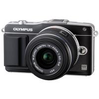 Цифровий фотоапарат Olympus PEN E-PM2 14-42 mm kit Flash Air black/black (V206021BE010)