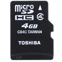 Карта пам'яті Toshiba 4Gb microSDHC class 4 (SD-C04GJ(BL5A)