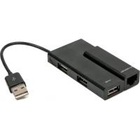 Перехідник USB2.0 to Ethernet 100Mb Viewcon (VE 450 B (Black))