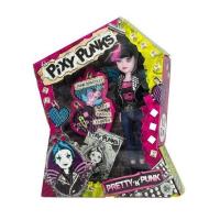 Лялька Funville Pixie Punks с браслетом для девочки, с розово-черными волоса (FV240285-2)
