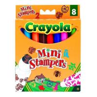Набір для творчості Crayola 8 фломастеров миништамп с домашними животными (8125)