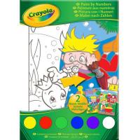 Набір для творчості Crayola по номерам с красками (10721)