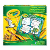 Набір для творчості Crayola Учимся рисовать-Жители морей (10602)