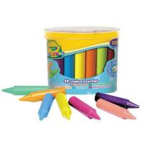Набір для творчості Crayola 24 восковых мелка для самых маленьких в бочонке (784)