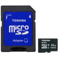 Карта пам'яті Toshiba 32Gb microSDHC class 10 (SD-C032UHS1(BL5A)