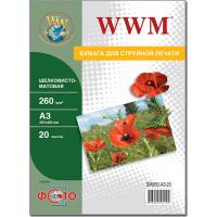 Фотопапір WWM A3 (SM260.A3.20)
