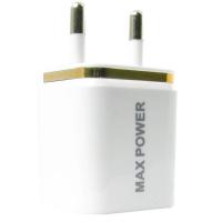 Зарядний пристрій Maxpower Double 2.1A+1A White/Gold (33827)