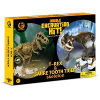 Ігровий набір Geoworld Юный палеонтолог: Ти-Рекс и Саблезубый тигр (CL166K)