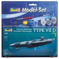 Збірна модель Revell Подводная лодка U-BoatType VII D 1:350 (65107)