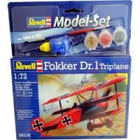 Збірна модель Revell Самолет Fokker DR.1 Triplane 1:72 (64116)