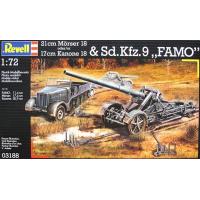 Збірна модель Revell Тягач Famo+Artillery Gun+Heavy Gun 1:72 (3188)