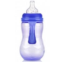 Пляшечка для годування Nuby Полипропиленовая с широким горлом 360 мл, фиолетовая (1096-1)
