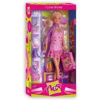 Лялька Toyslab Я люблю обувь. Ася блондинка в блестящем платье, 28 см (35025)