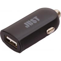 Зарядний пристрій Just Me2 USB Car Charger (2.4A/12W, 1*USB) (CCHRGR-M2-BLCK)