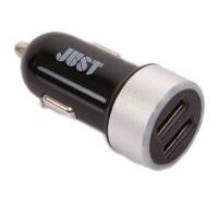 Зарядний пристрій Just Motion Dual USB Car Charger (2.4A/12W, 2*USB) (CCHRGR-MTN-BLCK)