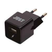 Зарядний пристрій Just Atom USB Wall Charger (1A/5W, 1*USB) (WCHRGR-TM-BLCK)