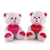 М'яка іграшка Lava Медведь белый с красным сердцем 20 см (LF284C)