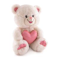 М'яка іграшка Lava Медведь с блестящим сердцем 20 см (LF999)