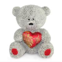 М'яка іграшка Lava Медвежонок с парчовым сердцем 21 см (LA8383W)
