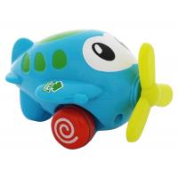 Розвиваюча іграшка BeBeLino Инерционный самолет Веселый полет голубой (57037-2)