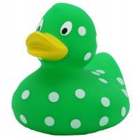 Іграшка для ванної LiLaLu Зеленая утка в горошек (L1929)