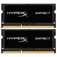 Модуль пам'яті для ноутбука SoDIMM DDR3L 16GB (2x8GB) 1866 MHz HyperX Impact Black Kingston Fury (ex.HyperX) (HX318LS11IBK2/16)