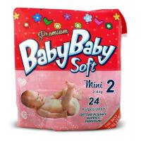 Підгузок BabyBaby Soft Premium Mini 2 (3-6 кг) 24 шт (8588004865501)