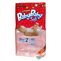 Підгузок BabyBaby Soft Premium Mini 2 (3-6 кг) 62 шт (8588004865549)