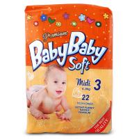 Підгузок BabyBaby Soft Premium Midi 3 (4-9 кг) 22 шт (8588004865518)