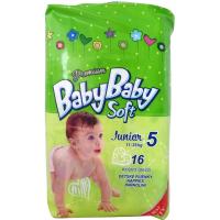 Підгузок BabyBaby Soft Premium Junior 5 (11-25 кг) 16 шт (8588004865532)