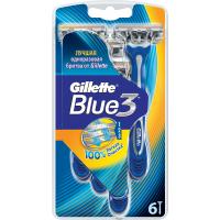 Бритва Gillette Blue 3 одноразовые 6 шт (7702018020294)