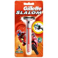 Бритва Gillette Slalom Red c 1 сменным картриджем (7702018321469)
