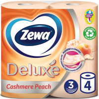 Туалетний папір Zewa Deluxe Персик 3 шари 4 рулони (9011111035769)