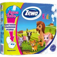 Туалетний папір Zewa Kids 3-слойная 4 шт (7322540606102)