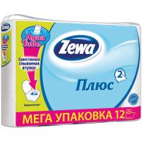 Туалетний папір Zewa Plus 2-слойная Белая 12 шт (7322540508529)
