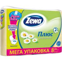 Туалетний папір Zewa Plus 2-слойная Ромашка Желтая 8 шт (7322540727050)