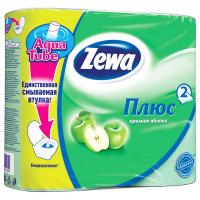 Туалетний папір Zewa Plus 2-слойная Яблоко Зеленая 4 шт (4605331019309)