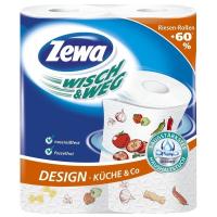 Паперові рушники Zewa Wisch&Weg Дизайн 2-слойные 2 шт (7322540767384)
