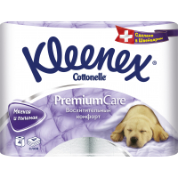 Туалетний папір Kleenex Premium Care 140 відривів 4 шари 4 рулони (5029053033914)