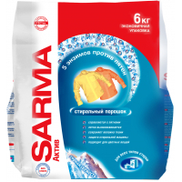 Пральний порошок Sarma Актив Гірська свіжість 6 кг (4820026412771)
