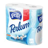 Туалетний папір Grite Perlum 3 слоя 150 отрывов 4 шт (4770023485714)