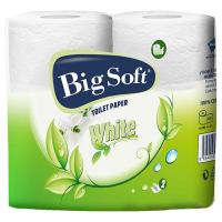 Туалетний папір Big Soft White 2 слоя 200 отрывов 4 шт (8594042230928)