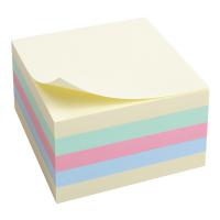 Папір для нотаток Axent with adhesive layer 75x75мм,450sheets,pastel colors mix (2324-00-А)