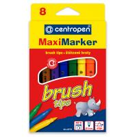 Фломастери Centropen 8773 Maxi Brush tips, 8 colors (8773/08)