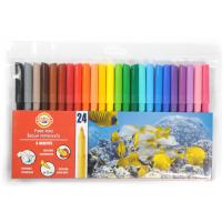 Фломастери Koh-i-Noor Fibre pens 1002, 24 colors, polyethylene (771002BD01TE)