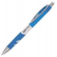 Ручка кулькова Buromax retractable SOFT, 0.7 мм, blue (BM.8236-01)
