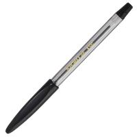 Ручка кулькова Buromax non-retractable JOBMAX, rubber grip, black (BM.8100-02)