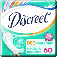 Щоденні прокладки Discreet Deo Water Lily 60 шт (8001090170354)