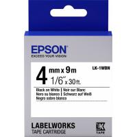 Стрічка для принтера етикеток Epson Labelworks LK-1WBN (C53S651001)
